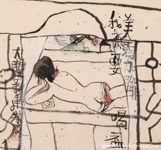 世界上最流氓的画长什么样，作品曾被多个机构收藏(中国著名画家朱新建)-阿灿说钱