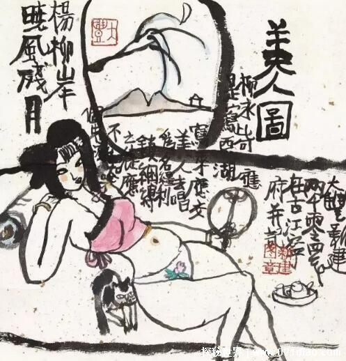 世界上最流氓的画长什么样，作品曾被多个机构收藏(中国著名画家朱新建)
