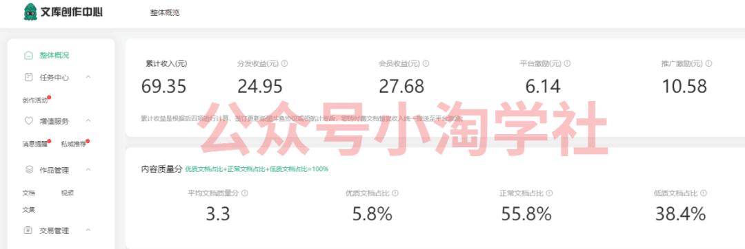 图片[1]-上传百度文库小项目，实操已赚了六七十-阿灿说钱