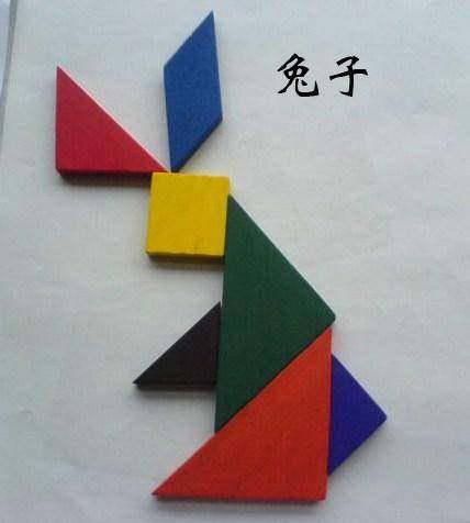 七巧板拼图原图（100种创意图案）