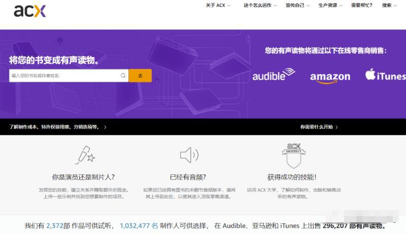 图片[1]-【国外有声书项目】ACX平台教你轻松赚美元，英语水平不是问题！-阿灿说钱