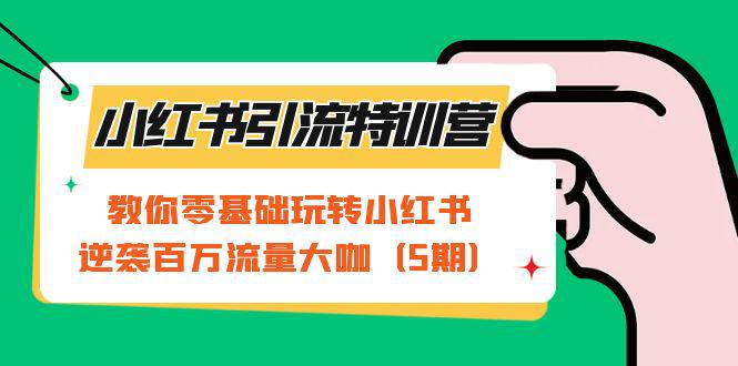 图片[1]-小红书引流特训营-第5期：教你零基础玩转小红书，逆袭百万流量大咖-阿灿说钱