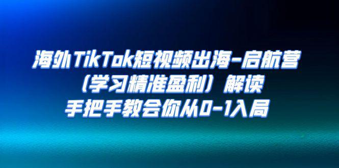 海外TikTok短视频出海-启航营（学习精准盈利）解读，手把手教会你从0-1入局-阿灿说钱