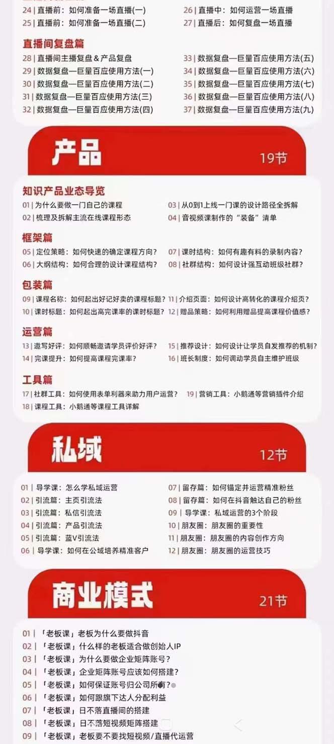 图片[3]-网红校长·短视频IP变现通关秘笈：短视频篇+直播篇+产品篇+私域篇+商业模式-阿灿说钱