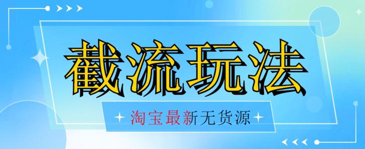 首发价值2980最新淘宝无货源不开车自然流超低成本截流玩法日入300+【揭秘】-阿灿说钱