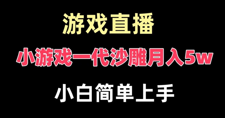 玩小游戏一代沙雕月入5W,爆裂变现,快速拿结果,高级保姆式教学【揭秘】 玩小游戏一代沙雕月入5W,爆裂变现,快速拿结果,高级保姆式教学【揭秘】