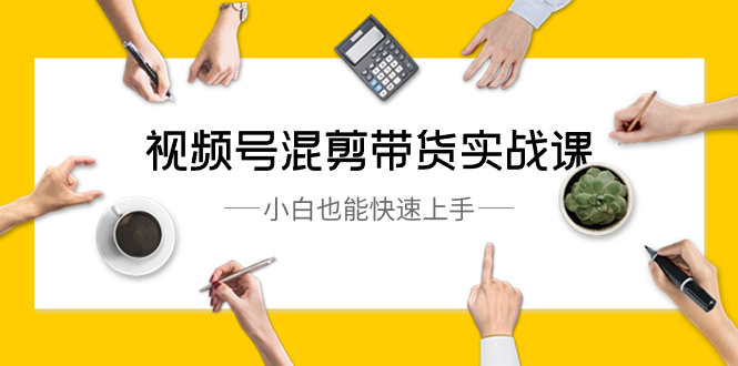 视频号运营课-混剪带货实战，小白也能快速上手（10节课）-阿灿说钱