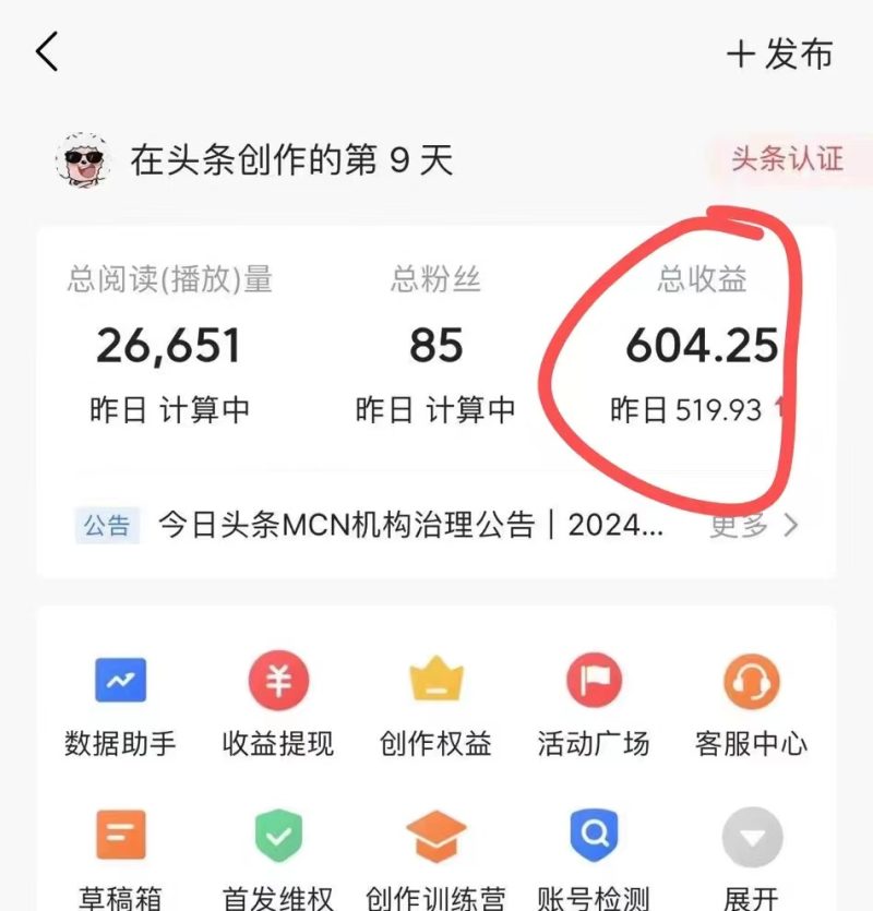利用AI工具无脑复制粘贴撸头条收益 每天2小时 稳定月入5000+互联网入门 -2