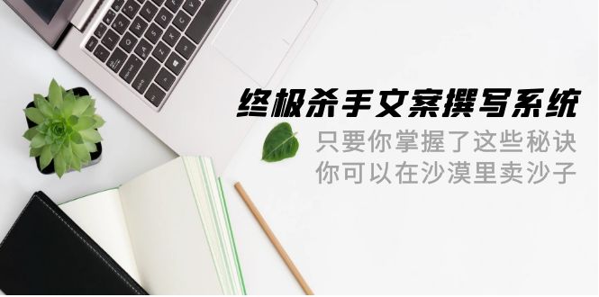 终极 杀手文案-撰写系统 只要你掌握了这些秘诀 你可以在沙漠里卖沙子-42节-阿灿说钱