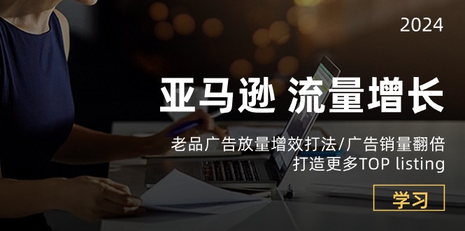 图片[1]-亚马逊流量 增长-老品广告 放量增效打法/销量翻倍/打造更多TOP listing-阿灿说钱