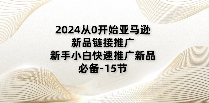 图片[1]-2024从0开始亚马逊新品链接推广，新手小白快速推广新品的必备-15节-阿灿说钱