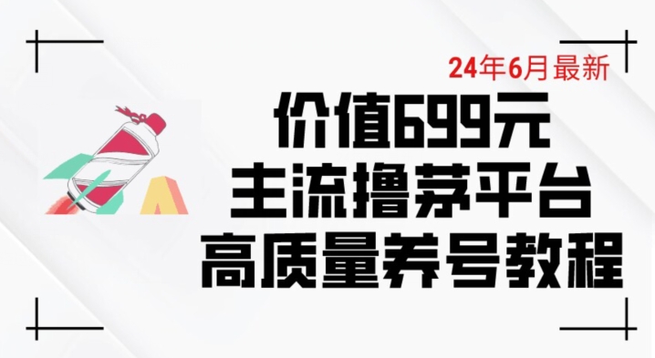 6月最新价值699的主流撸茅台平台精品养号下车攻略【揭秘】 -1 6月最新价值699的主流撸茅台平台精品养号下车攻略【揭秘】 -1