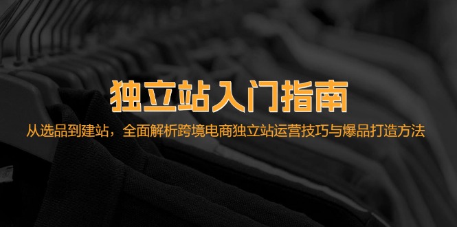 独立站入门指南:从选品到建站,全面解析跨境电商独立站运营技巧与爆品… -1 独立站入门指南:从选品到建站,全面解析跨境电商独立站运营技巧与爆品… -1
