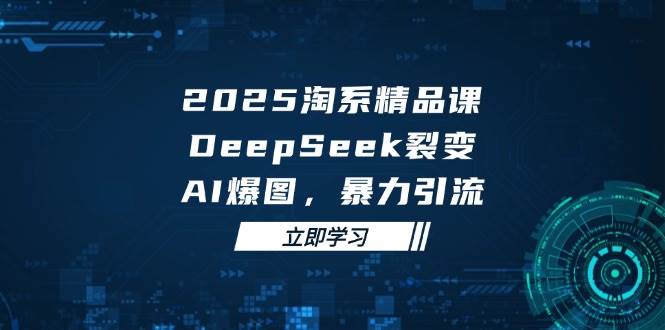 2025 淘系精品课，DeepSeek 裂变，AI 爆图，暴力引流 -1