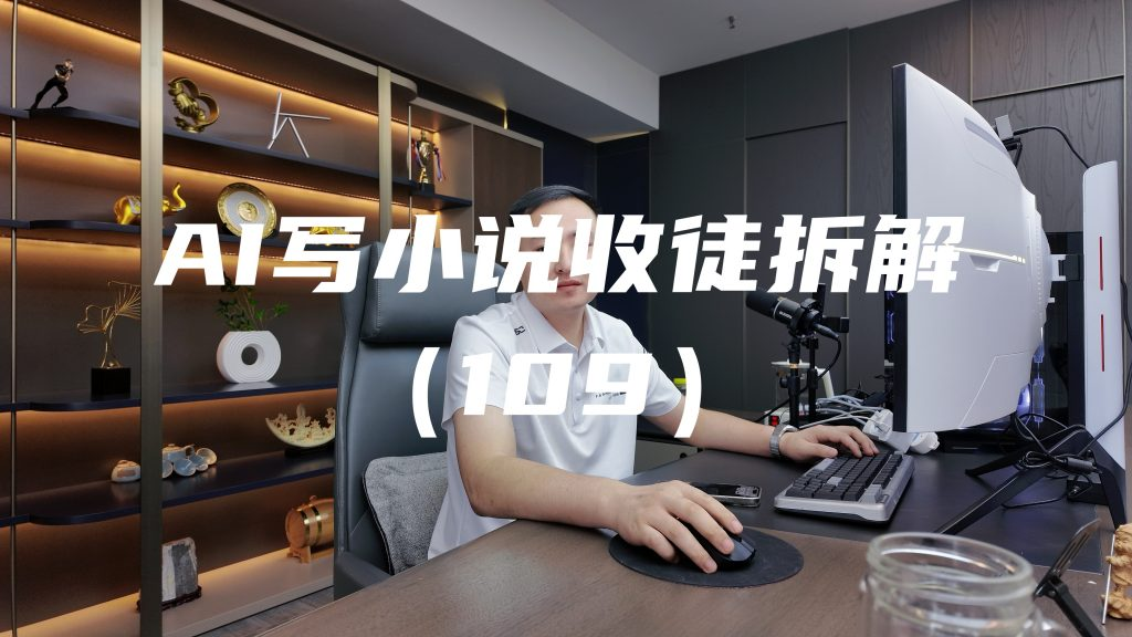 普通人用AI写小说，月轻松多搞20346元？附带收徒全流程-阿灿说钱