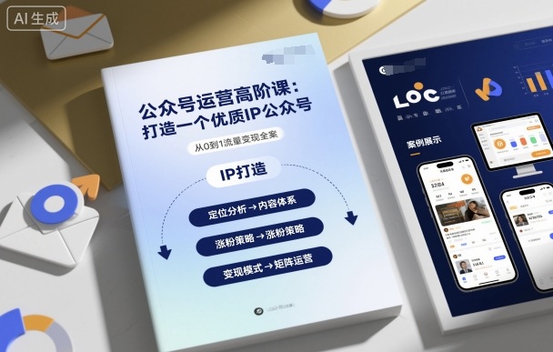 公众号运营高阶课,打造一个优质IP公众号 -1 公众号运营高阶课,打造一个优质IP公众号 -1