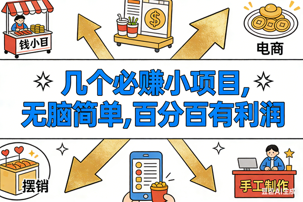 9个必赚小项目,无脑简单,百分百有利润,副业首选,日入200+ -1 9个必赚小项目,无脑简单,百分百有利润,副业首选,日入200+ -1